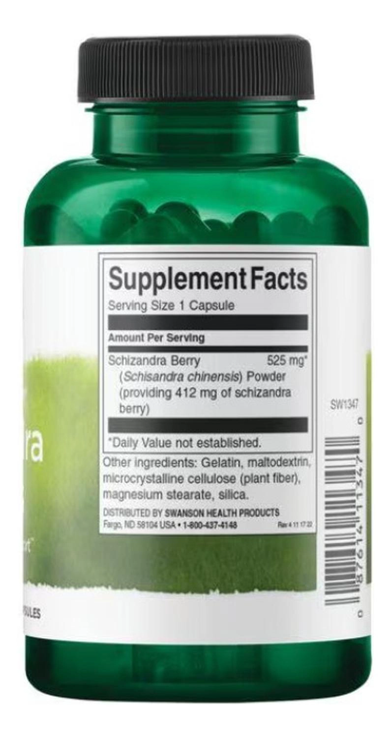 SW1347 FULL SPECTRUM SCHIZANDRA BERRIES 525 MG 90 CAPS - 2