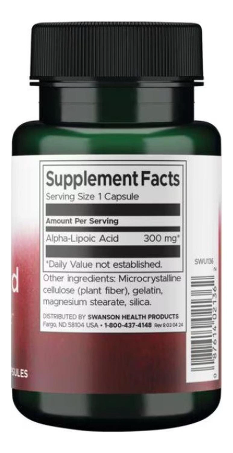 SWU136 ALPHA LIPOIC ACID 300 MG 60 CAPS - 2