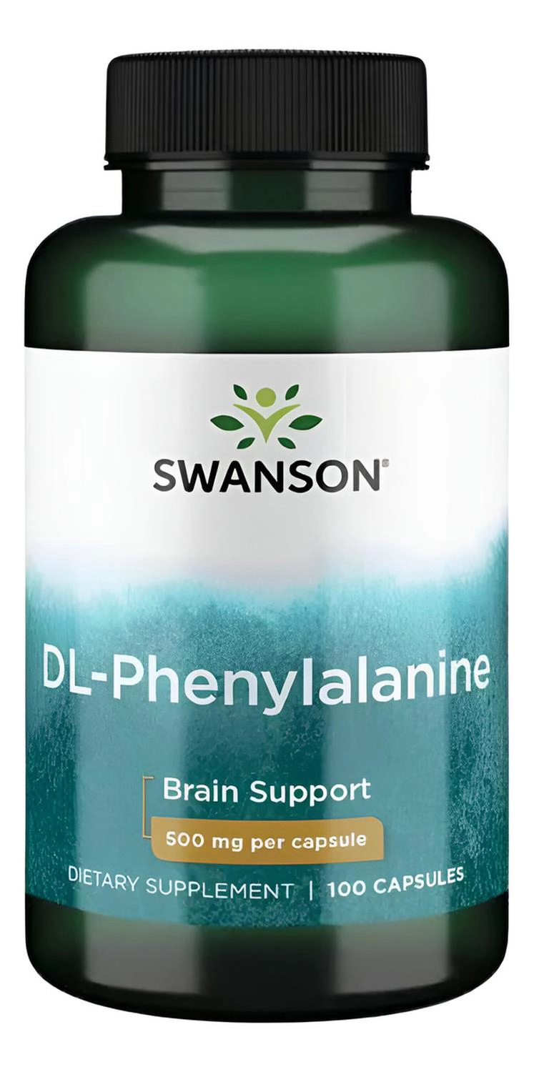 SWANSON DI-PHENYLALANINE 500MG 100 CAPS SWANSON DI-PHENYLALANINE 500MG 100 CAPS - 1