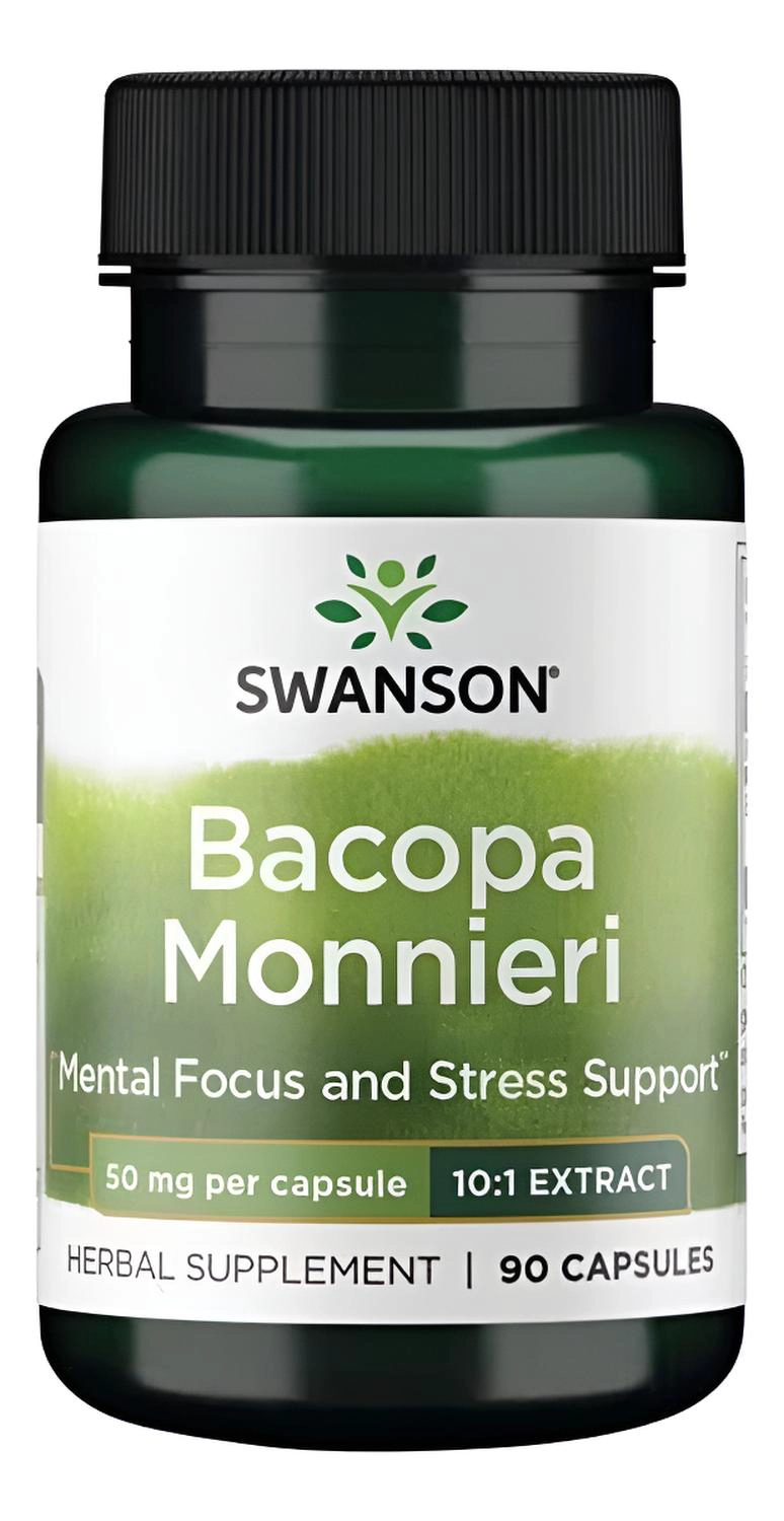 SW1690 BACOPA MONNIERA - 10:1 EXTRACT 50 MG 90 CAPS - 1