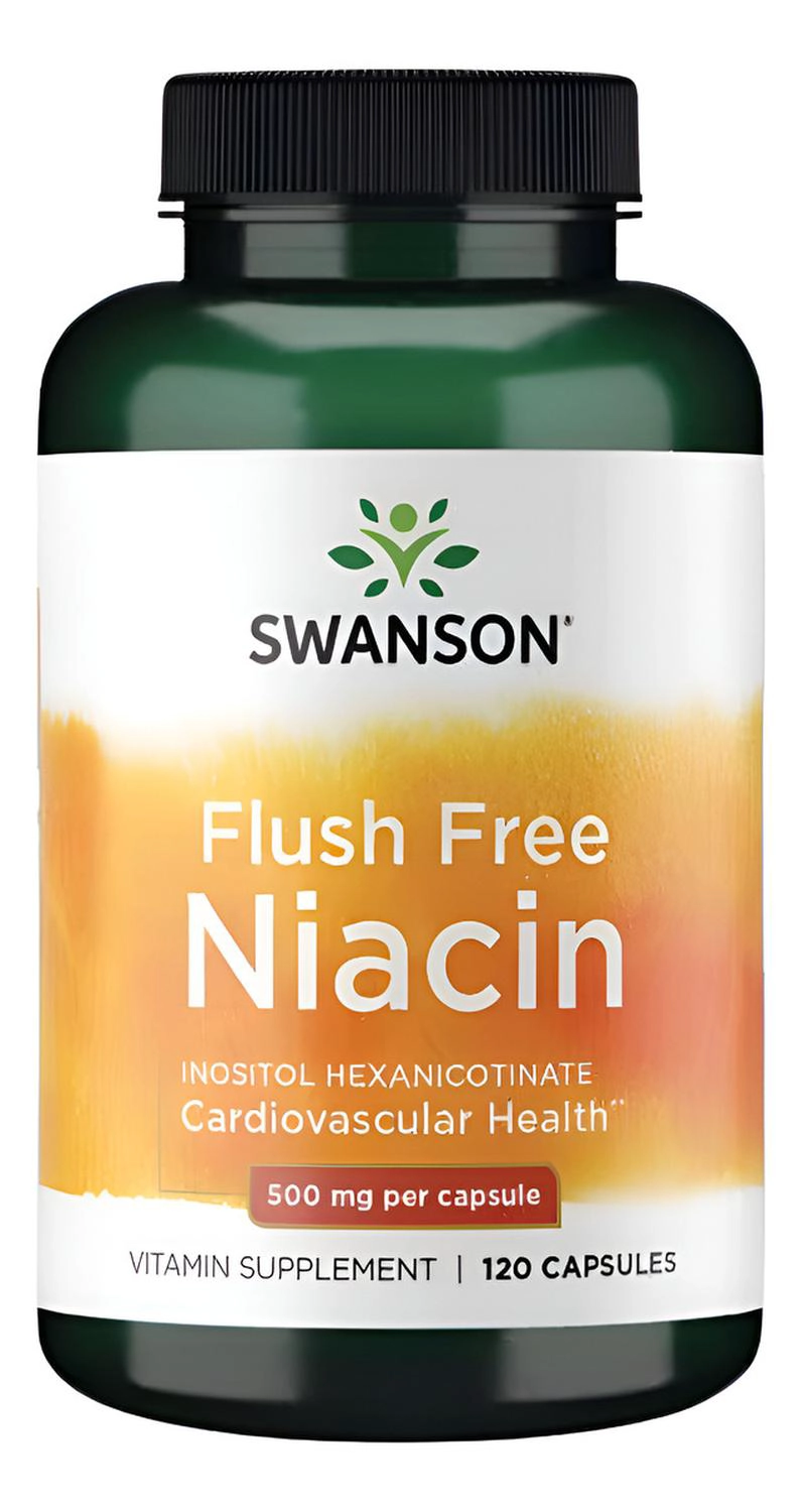 SWANSON FLUSH FREE NIACIN 500 MG 120 CAPSULAS SWANSON FLUSH FREE NIACIN 500 MG 120 CAPSULAS - 1