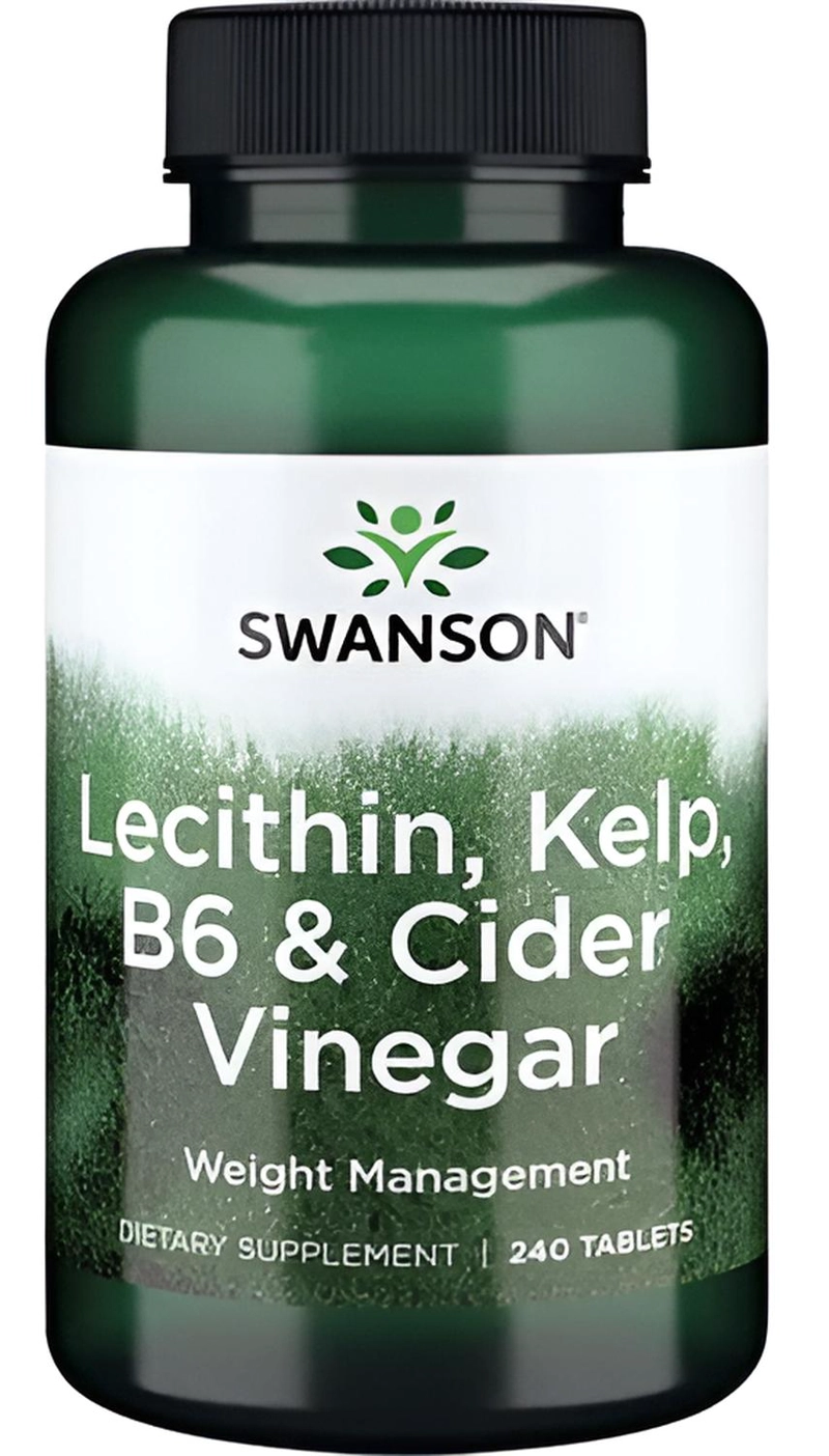 SWD019 LECITHIN. KELP. B6. & CIDER VINEGAR 240 TAB - 1