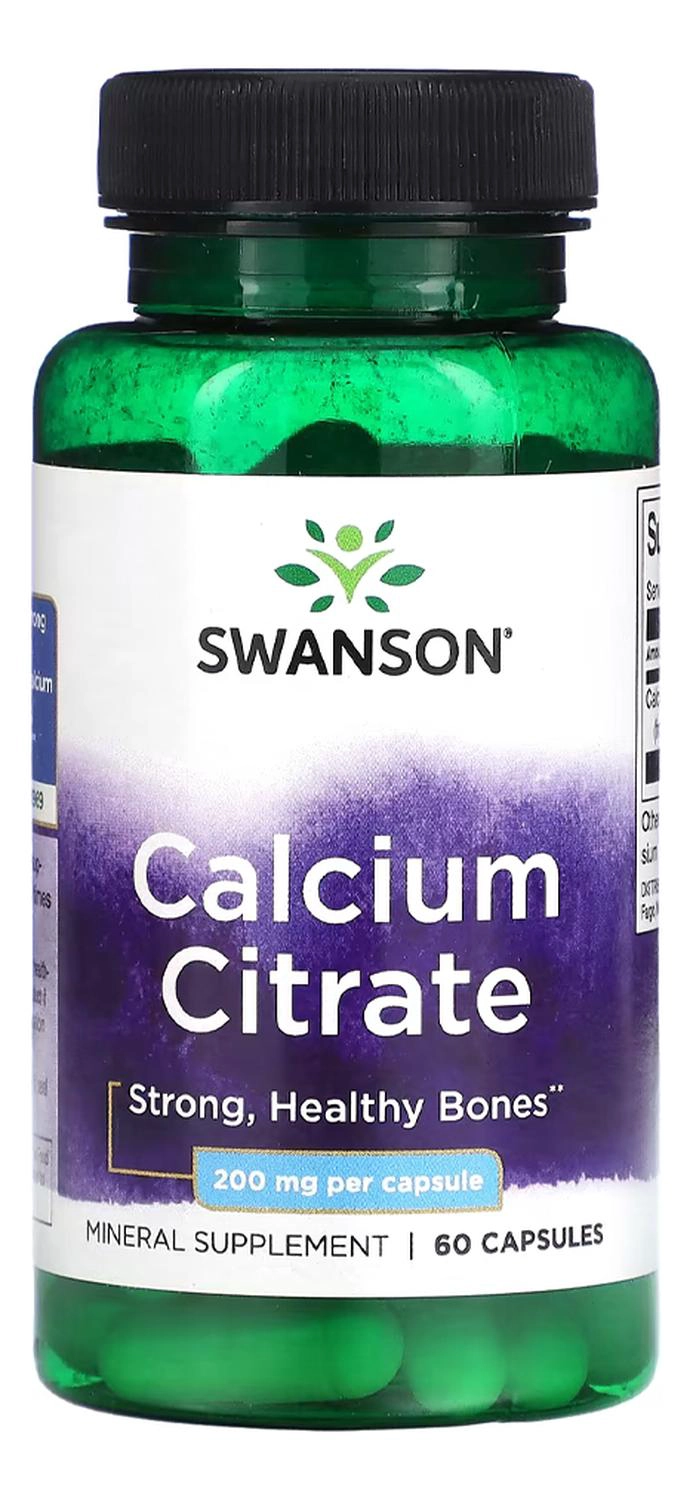SW1188 CALCIUM CITRATE 200 MG 60 CAPS - 1