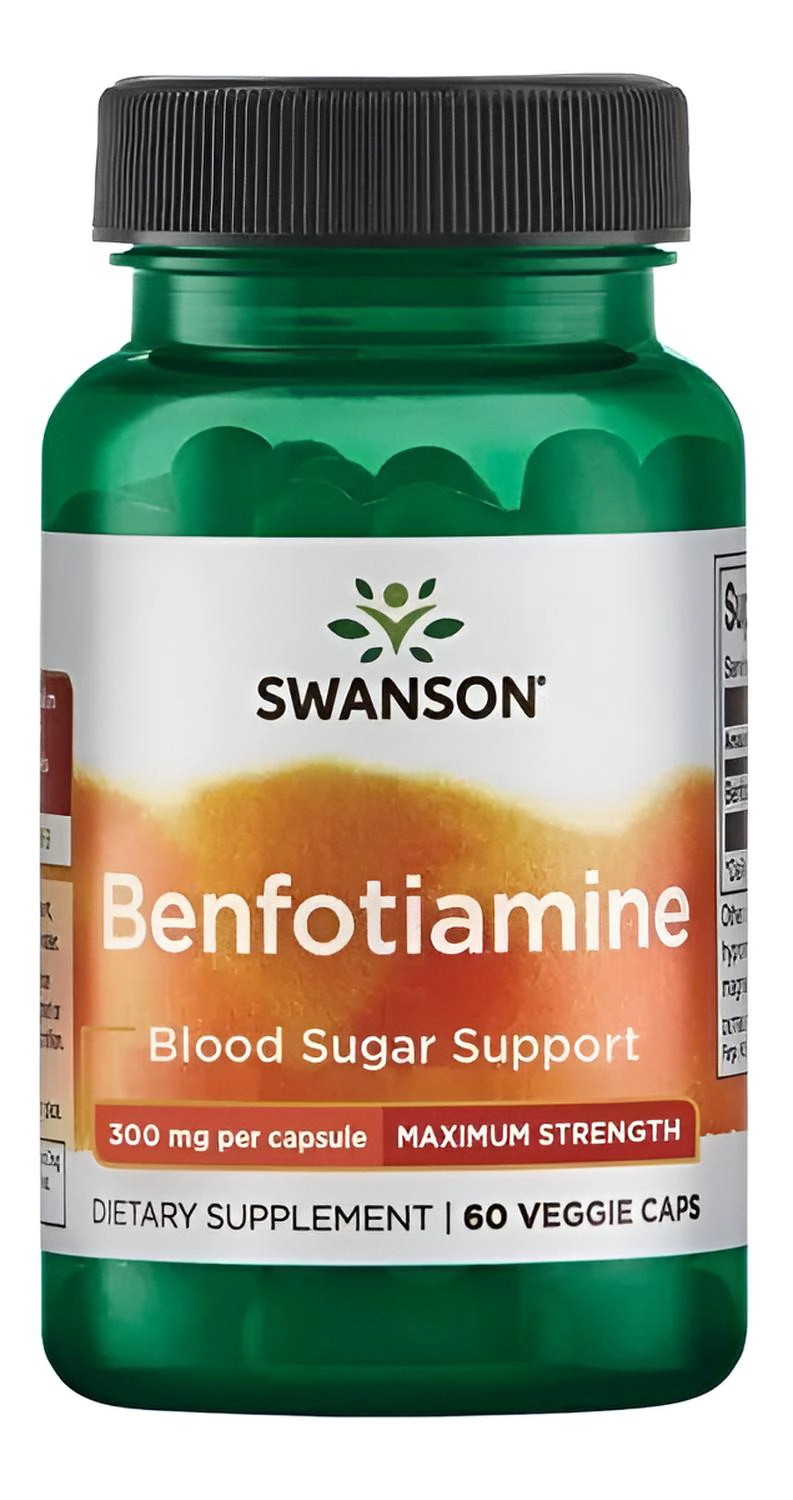 SWU977 ULT BENFOTIAMINE - MAXIMUM STRENGTH 300 MG 60 VEG CAPS - 1