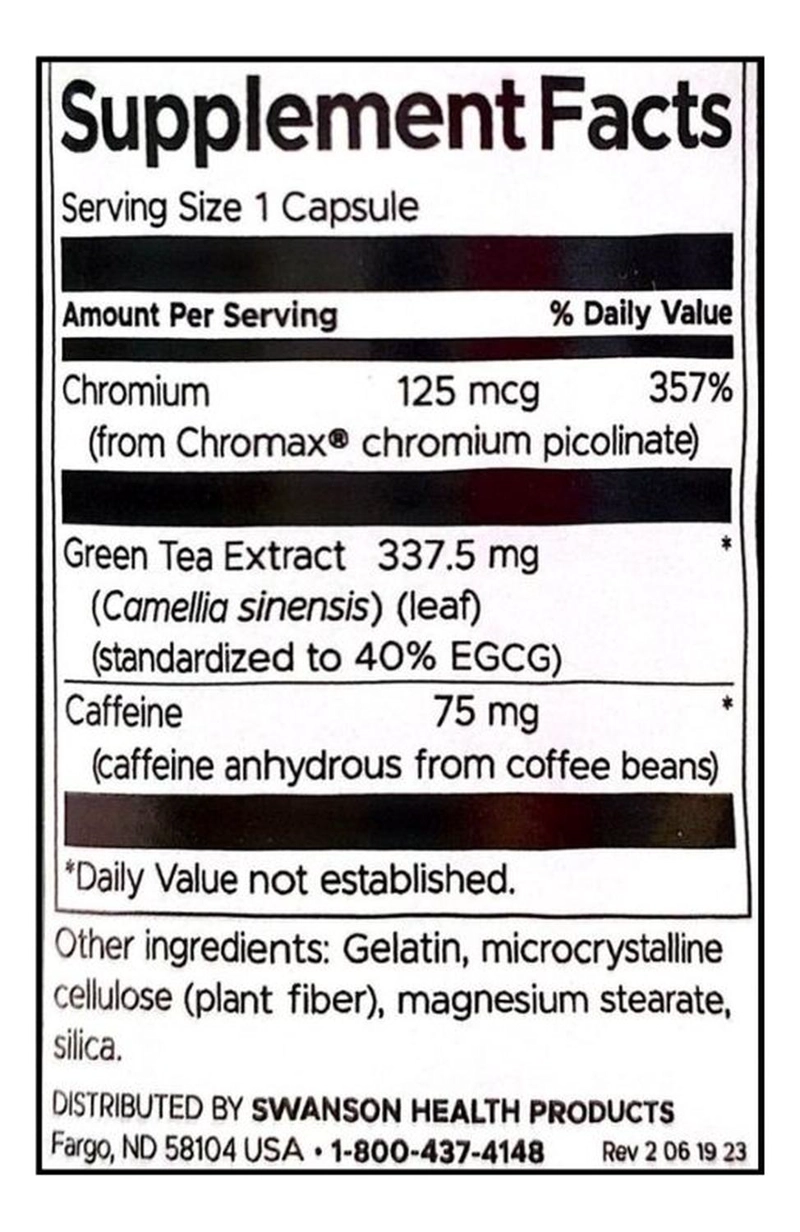 SWD057 THERMOGENIC COMPLEX 120 CAPS - 3