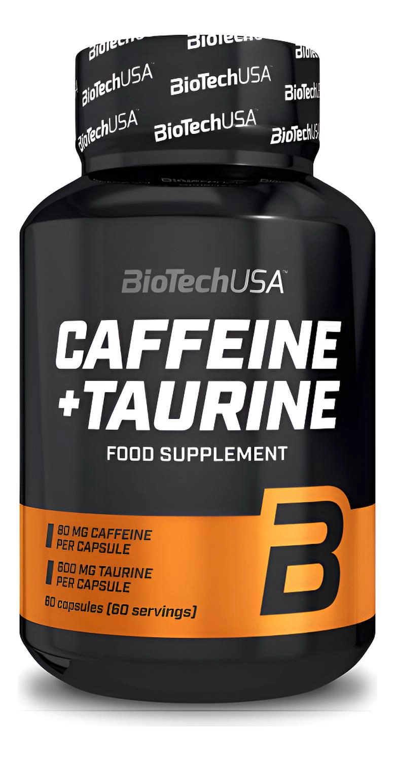 BIO CAFFEINE AND TAURINE / POWER FORCE 60 CAPS SIN SABOR - 1