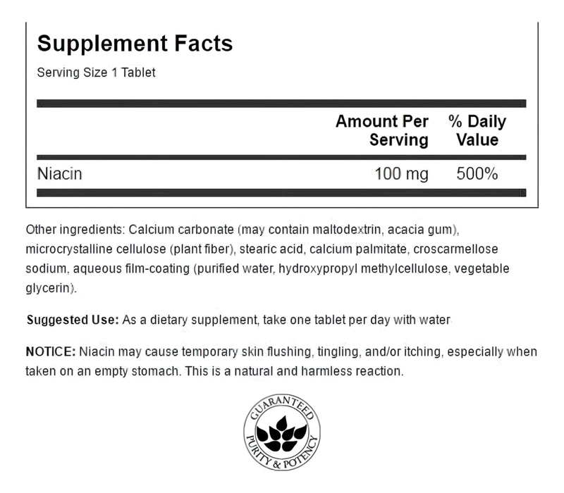 SW043 NIACIN 100 MG 250 TABS - 7