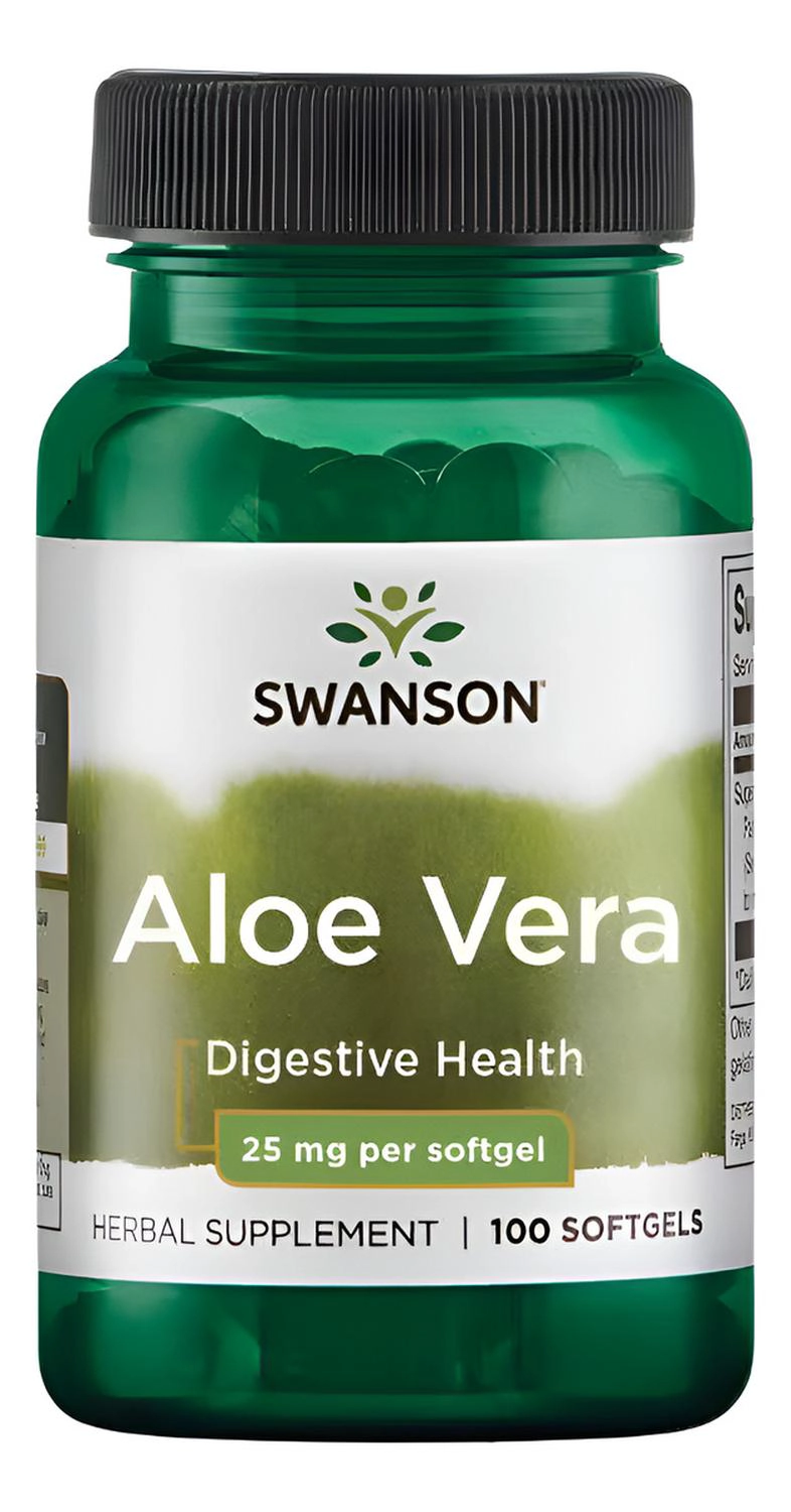 SWANSON ALOE VERA 25 MG 100 SOFTGELS SWANSON ALOE VERA 25 MG 100 SOFTGELS - 1