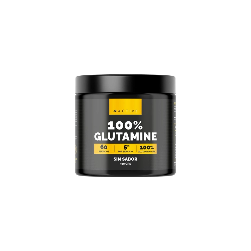 4ACTIVE 100% GLUTAMINE - 300 GRS - 1