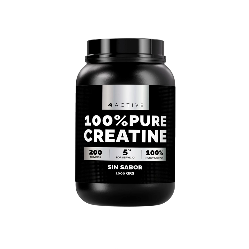 4ACTIVE 100% PURE CREATINE MONOHYDRATE - 1000 GRS - 1
