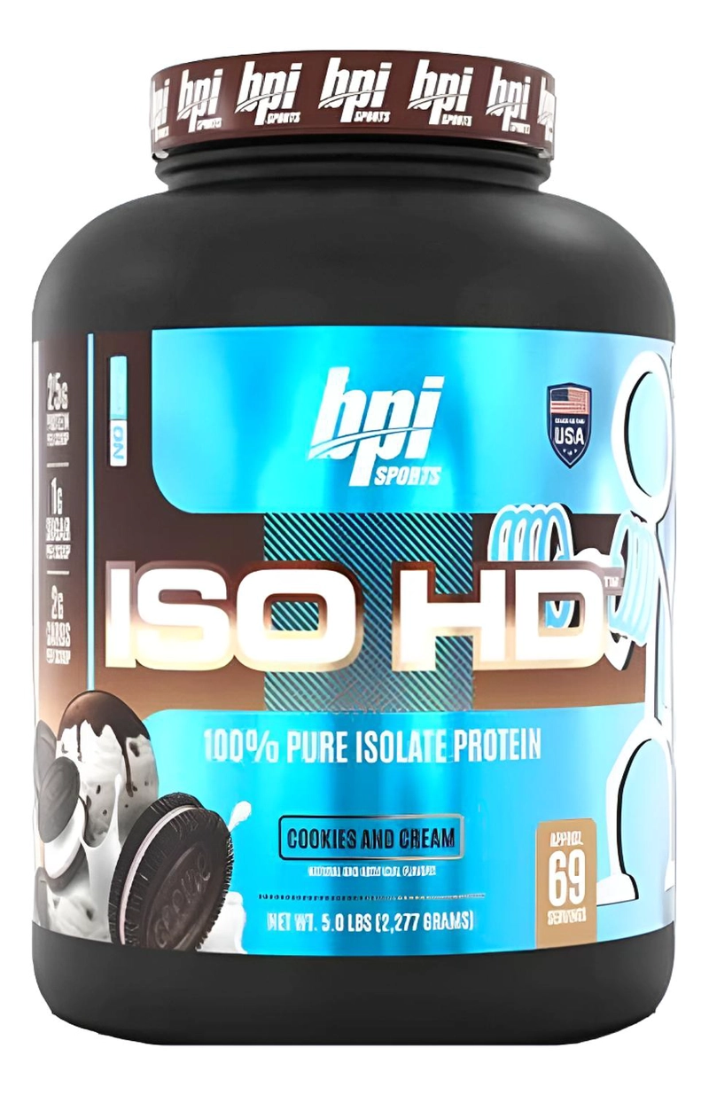 BPI ISO HD 5LBS - 70 SERV COOKIES AND CREAM COOKIES AND CREAM - 1