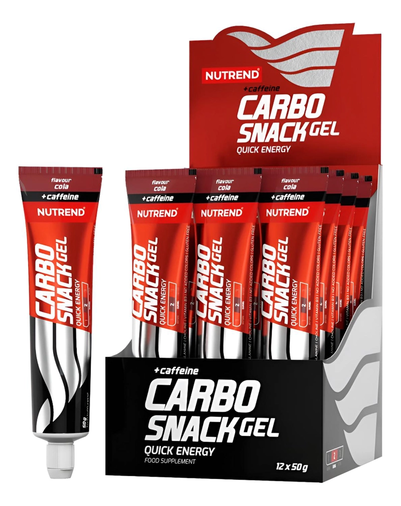 NUTREND CARBOSNACK ENERGY GEL TUBO CON CAFEINA (12 UNIDADES) BLUEBERRY COLA - 1