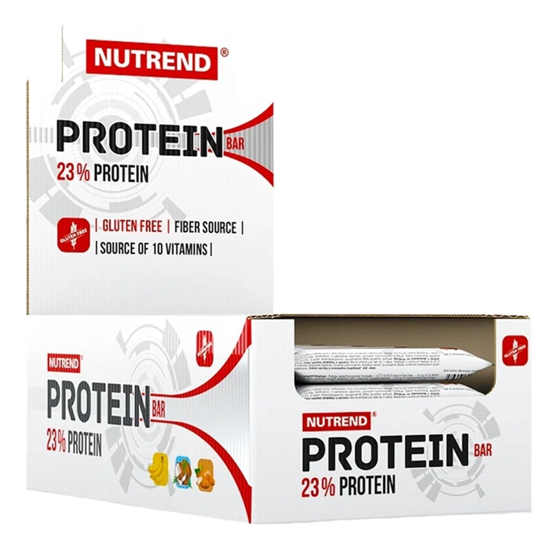 CAJA PROTEIN BAR 24 UNIDADES - 13GR DE PROTEINA - NUTREND ALMOND COCO - 3