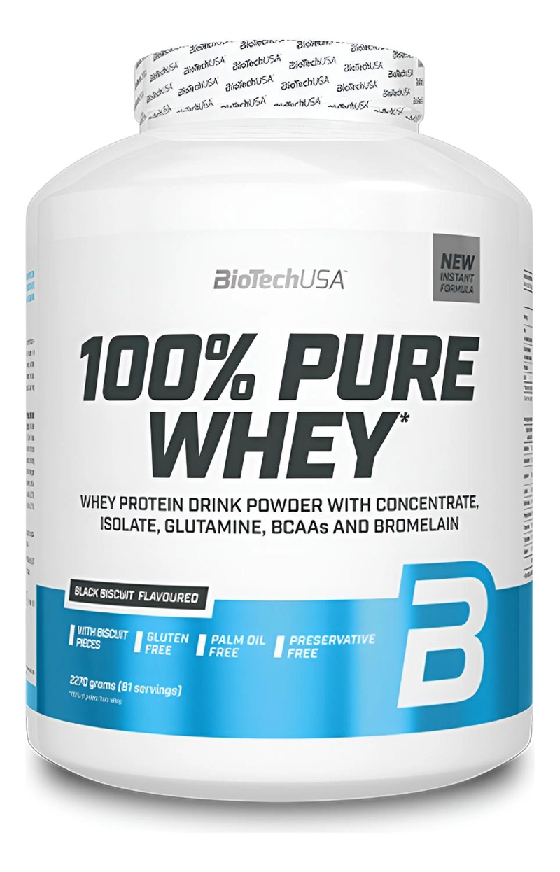 BIO 100 PURE WHEY 2270G BANANA BLACK BISCUIT - 1