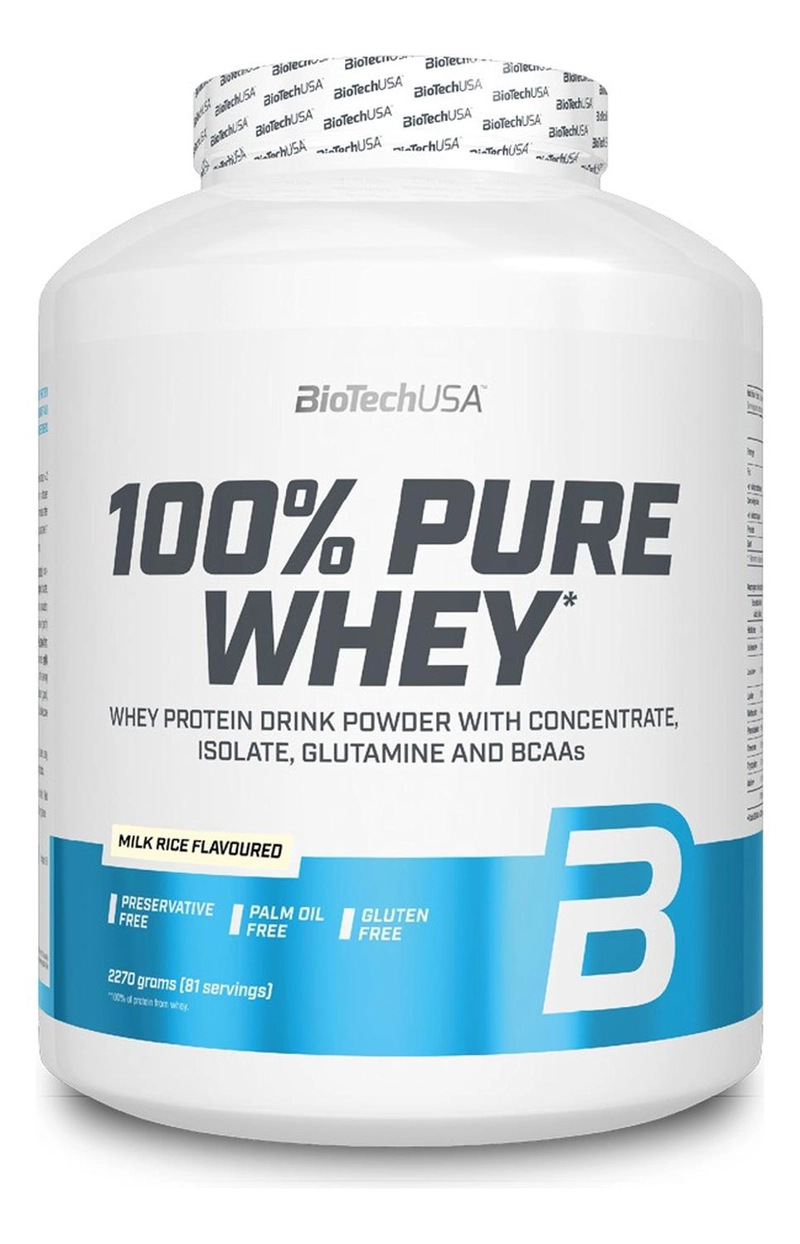 BIO 100 PURE WHEY 2270G BANANA MILK RICE - 1