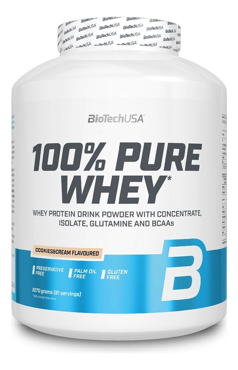 BIO 100 PURE WHEY 2270G BANANA COOKIES AND CREAM - 1