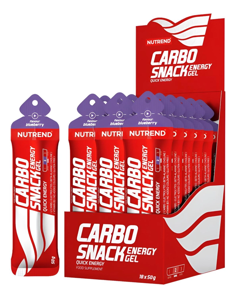 NUTREND CARBOSNACK ENERGY GEL SACHET (CAJA 18 UNIDADES) BLUEBERRY BLUEBERRY - 1