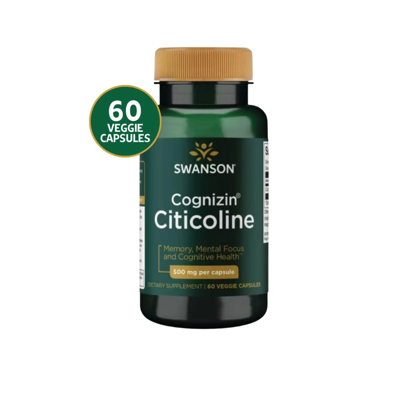 SWU246 UL COGNIZIN CITICOLINE 500 MG 60 VEG CAPS - 1