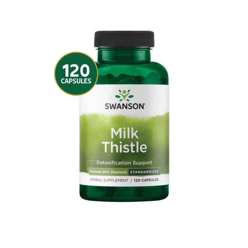SWH051 MILK THISTLE - FEATURES 80% SILYMARIN 120 CAPS - 1