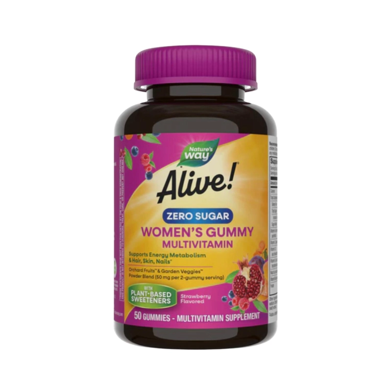 ALIVE! ZERO SUGAR WMN MULTI GUMMY 50 CT - 1