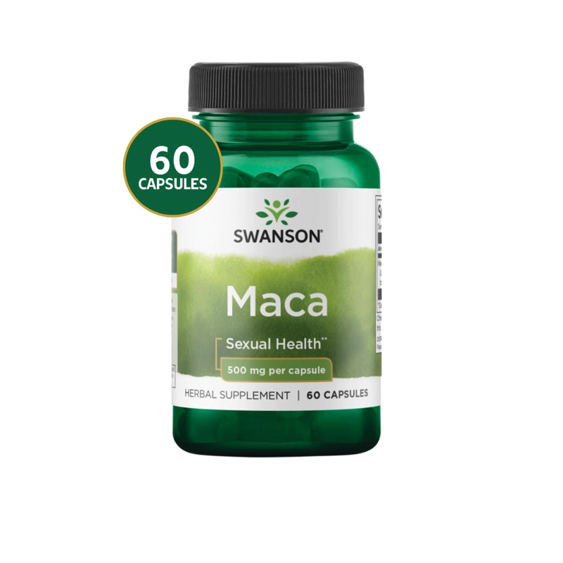 SWANSON MACA 500 MG 60 CAPS - 1