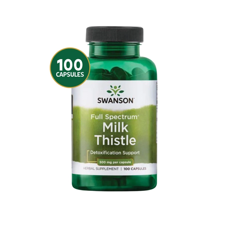 SW966 FULL SPECTRUM MILK THISTLE 500 MG 100 CAPS - 1