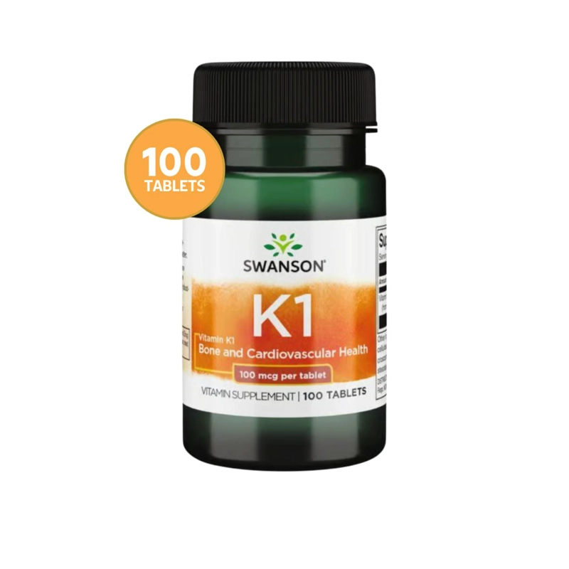 SWANSON VITAMINA K1 - 100MCG - 100 TABS - 1