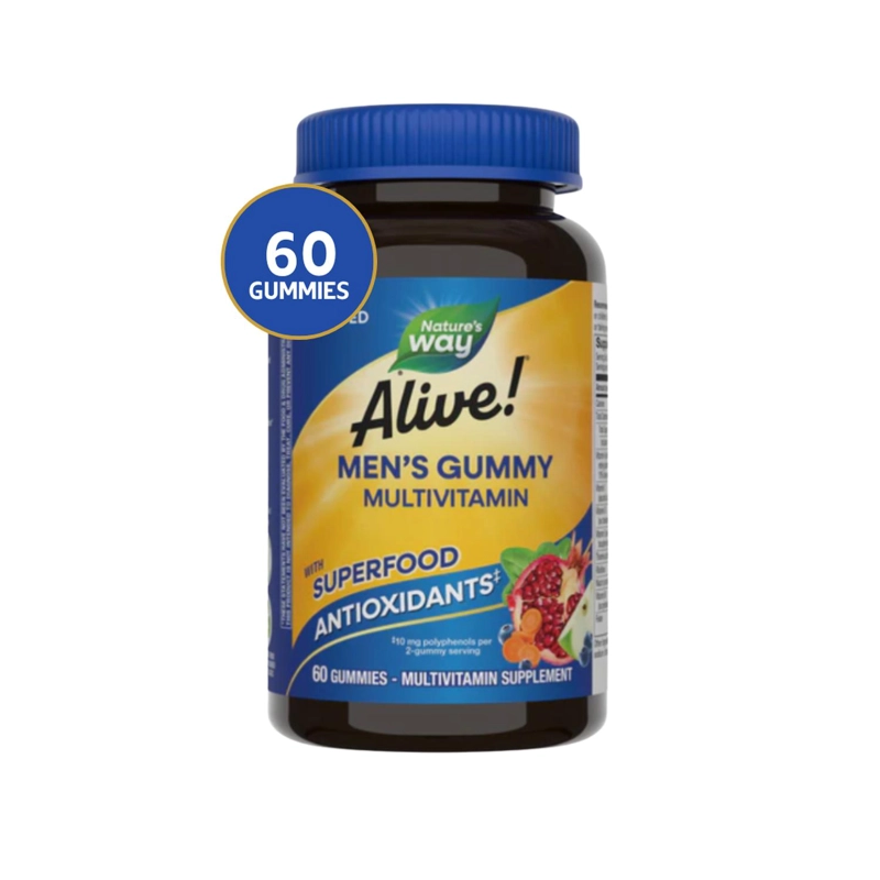 ALIVE! MENS 50+ MULTI GUMMY 60CT (FDM) - 1