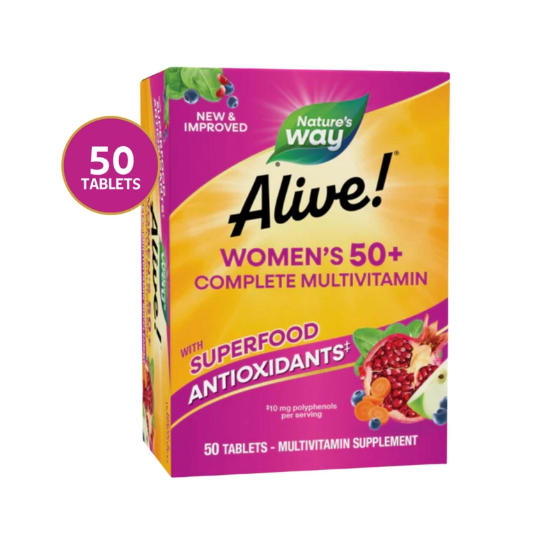 ALIVE! WOMENS 50+ 50 TABS 3/BAND - 1