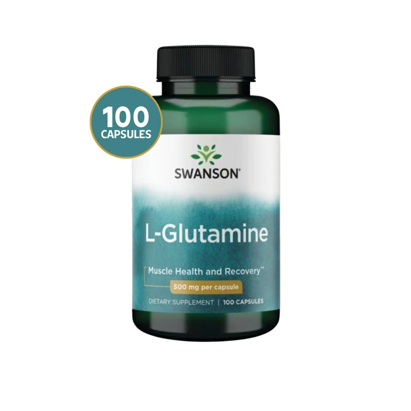 SW826 L-GLUTAMINE 500 MG 100 CAPS - 1