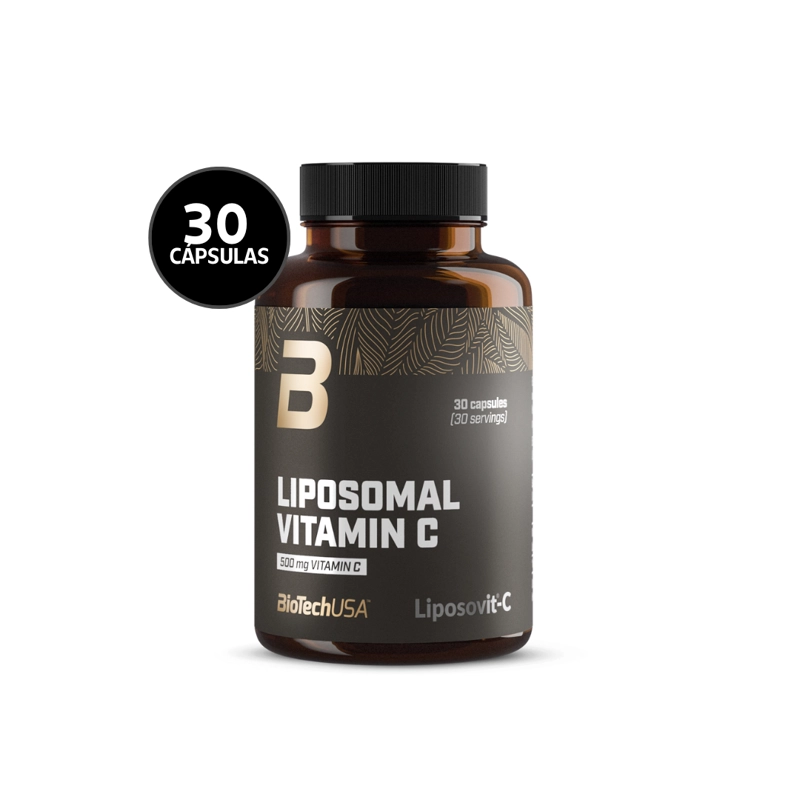 BIOTECHUSA LIPOSOMAL VITAMIN C 30 CAPS | VITAMINA C DE ALTA ABSORCION · SOPORTE INMUNOLOGICO - 1