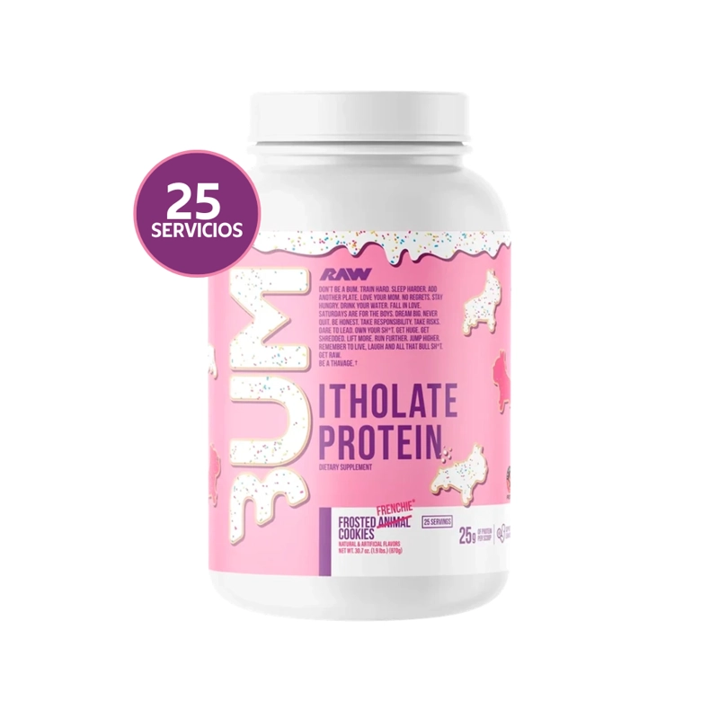 RAW NUTRITION CBUM ITHOLATE PROTEIN 2 LB | 25 SERVICIOS · WHEY ISOLATE · ALTA PUREZA Y ABSORCION - 3