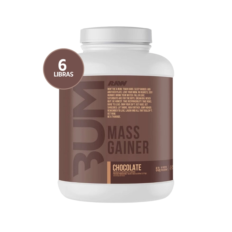 RAW NUTRITION CBUM MASS GAINER 6 LB | GANADOR DE PESO · CALORIAS Y DESARROLLO MUSCULAR - 1