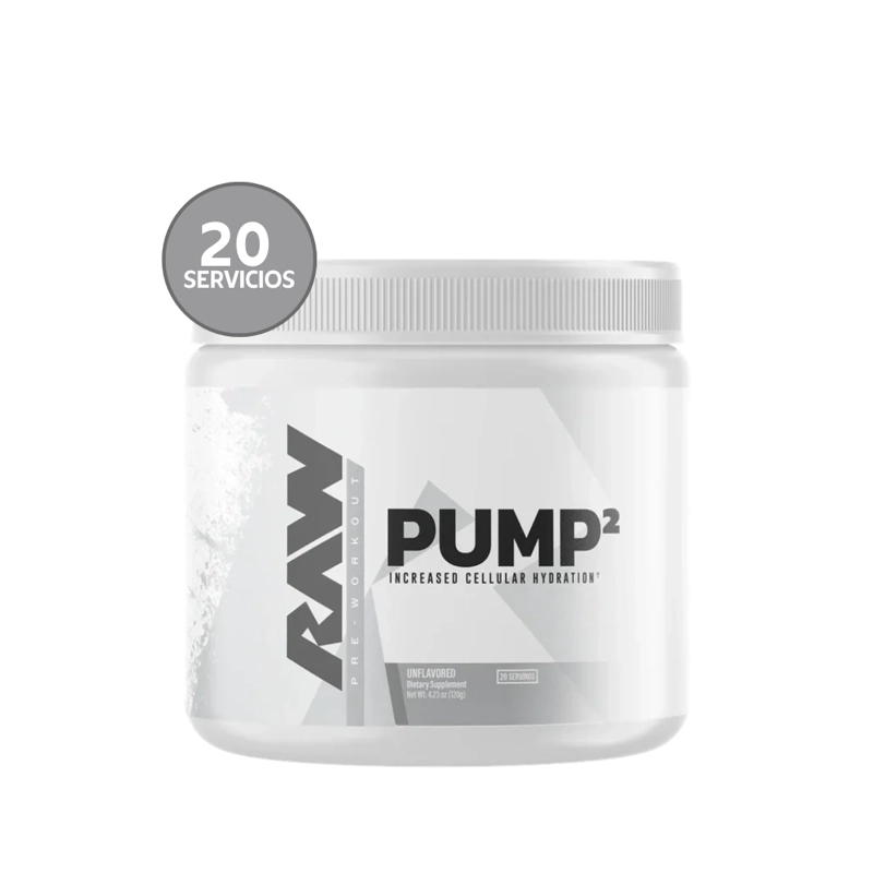 RAW NUTRITION PUMP 2 | 20 SERVICIOS · PRE-ENTRENO · ENERGIA Y RENDIMIENTO - 1
