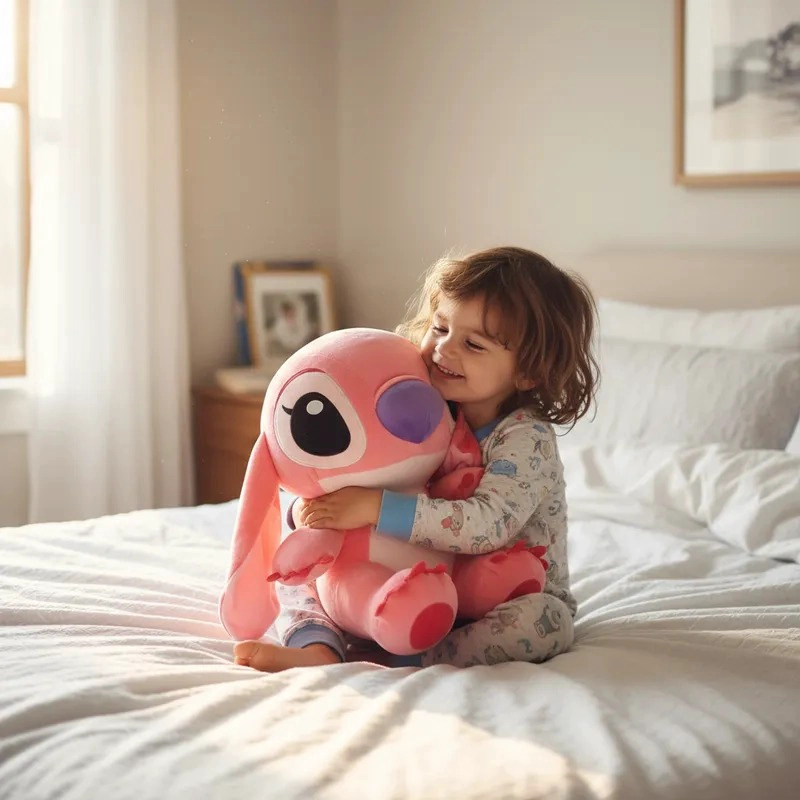 PELUCHE ROSA ANGELA COMPAÑERA DE STITCH 45 CM TIERNA AMIGABLE - 2
