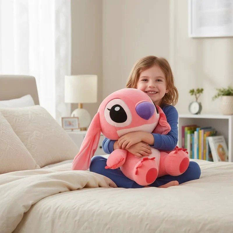 PELUCHE ROSA ANGELA COMPAÑERA DE STITCH 45 CM TIERNA AMIGABLE - 3