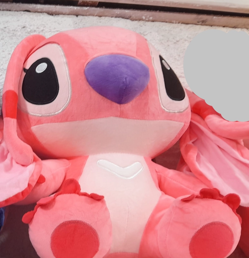PELUCHE ROSA ANGELA COMPAÑERA DE STITCH 45 CM TIERNA AMIGABLE - 4