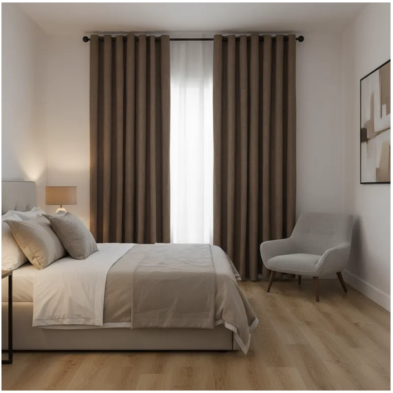 CORTINA 100% BLACKOUT NEGRO ENGOMADO 140X220 DE 2 PAÑOS MP - 2