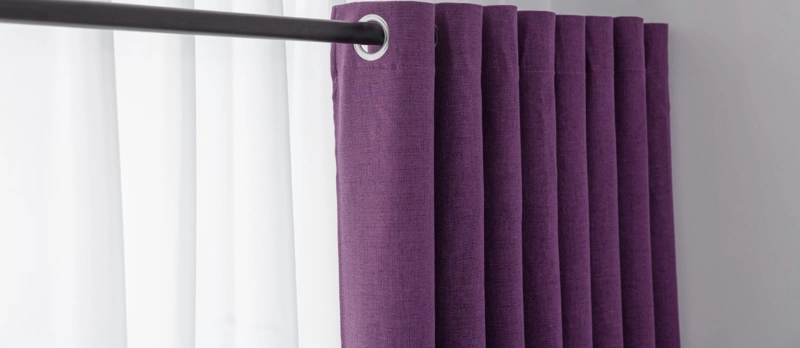 CORTINA 100% BLACKOUT NEGRO ENGOMADO 140X220 DE 2 PAÑOS MP - 3