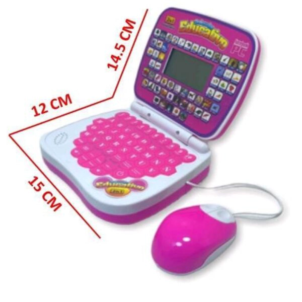 COMPUTADORA PARA NIÑA UNICORNIO GATITO DE JUGUETE DIDACTICO INGLES ESPAÑOL WM - 8