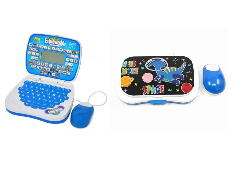 COMPUTADORA  DIDACTICA DE NIÑO  BILINGUE DISEÑO DINO VERDE - 1