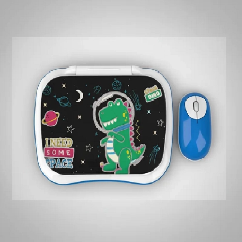 COMPUTADORA  DIDACTICA DE NIÑO  BILINGUE DISEÑO DINO VERDE - 5