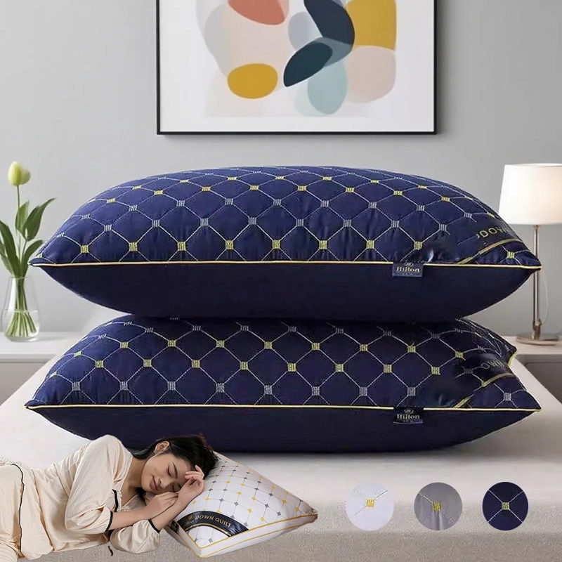 ALMOHADA SET DE 2 ALMOHADAS PREMIUM SUAVES Y COMODAS TF - 1