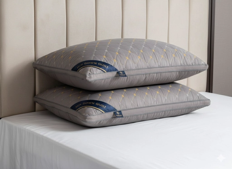 ALMOHADA SET DE 2 ALMOHADAS PREMIUM SUAVES Y COMODAS TF - 1