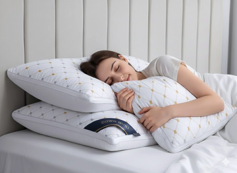 ALMOHADA SET DE 2 ALMOHADAS PREMIUM SUAVES Y COMODAS TF - 3