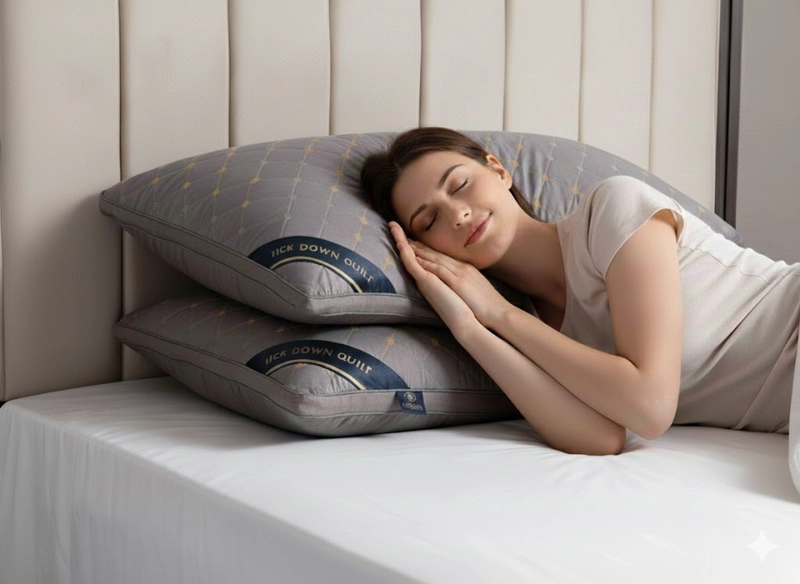 ALMOHADA SET DE 2 ALMOHADAS PREMIUM SUAVES Y COMODAS TF - 3