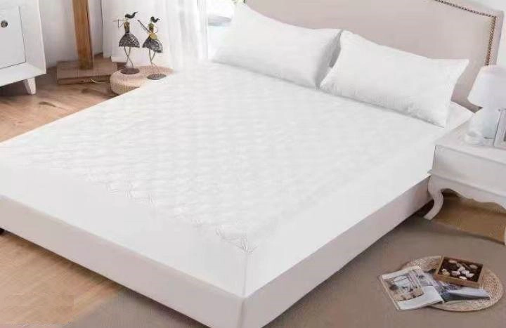 TOPPER CUBRECOLCHON IIPERMEABLE 2 PLAZAS UNICOLOR AJUSTABLE WM - 3