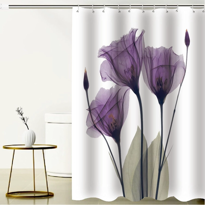 SETS DE BAÑO 4 PIEZAS DISEÑO TULIPANES WM - 2