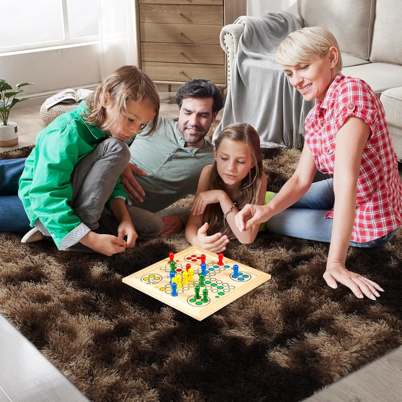 ALFOMBRA PELUDA GRIS JASPEADA 200X300 CM ANTIDESLIZANTE, SUAVE, MODERA ELEGANTE TF - 4