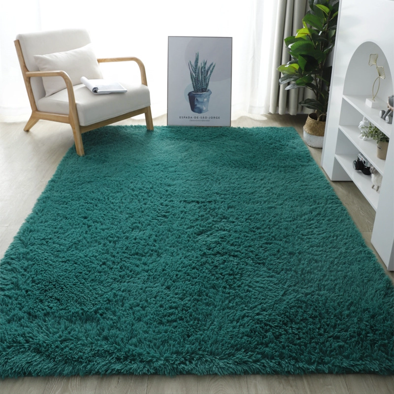 ALFOMBRA PELUDA GRIS JASPEADA 200X240 CM SUAVE, MODERNA, ANTIDESLIZANTE TF - 4